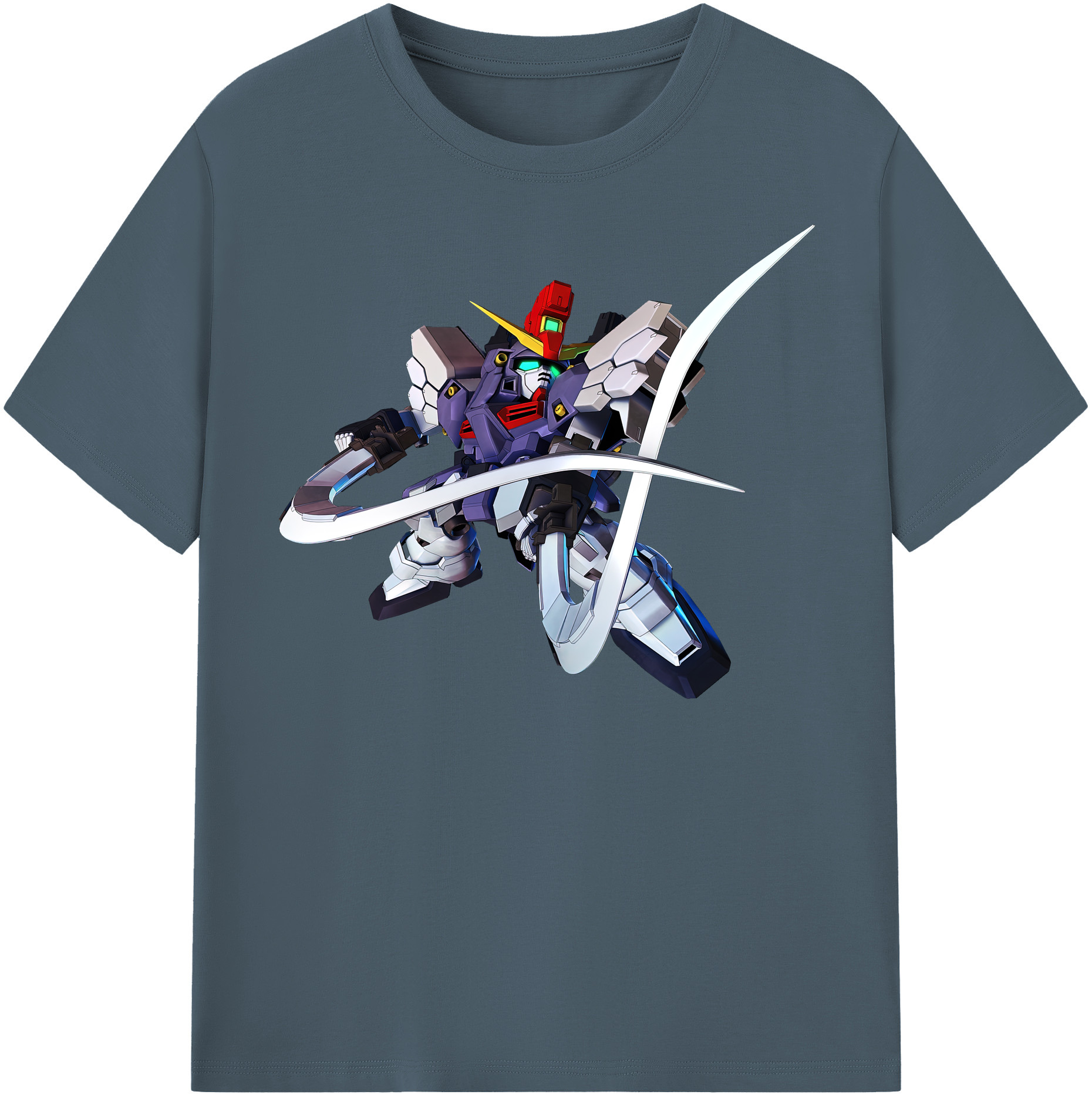 （画像用） 機動戦士ガンダム Mobile Suit Gundam 綿100％半袖Tシャツ（フロントプリント）